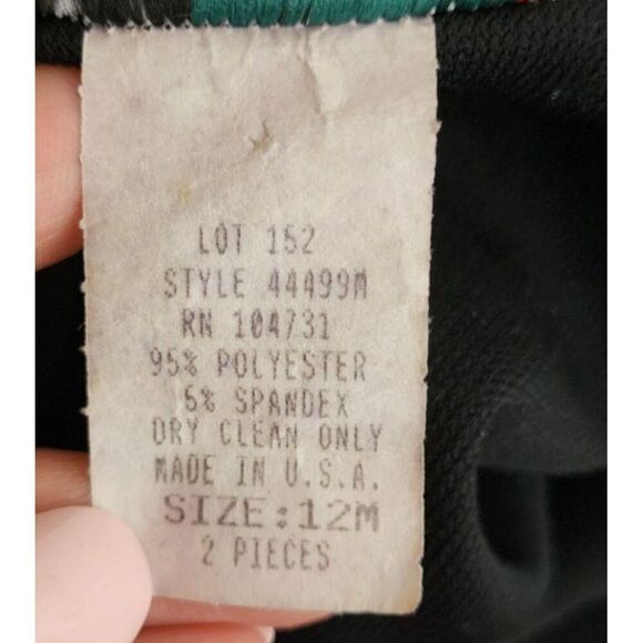 Vintage 80s Long Sleeve Duster Jacket Embroidered Lace Womens Size M Black - Picture 7 of 7